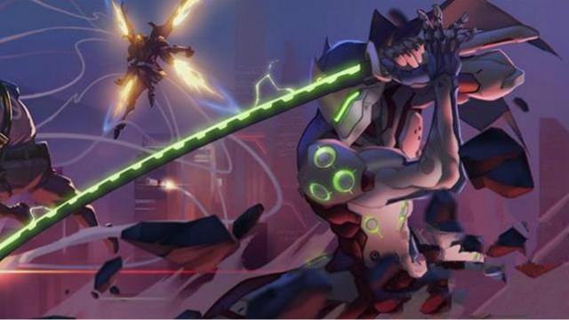 《守望先锋》源氏开大招时如何从背后拔4米大长刀