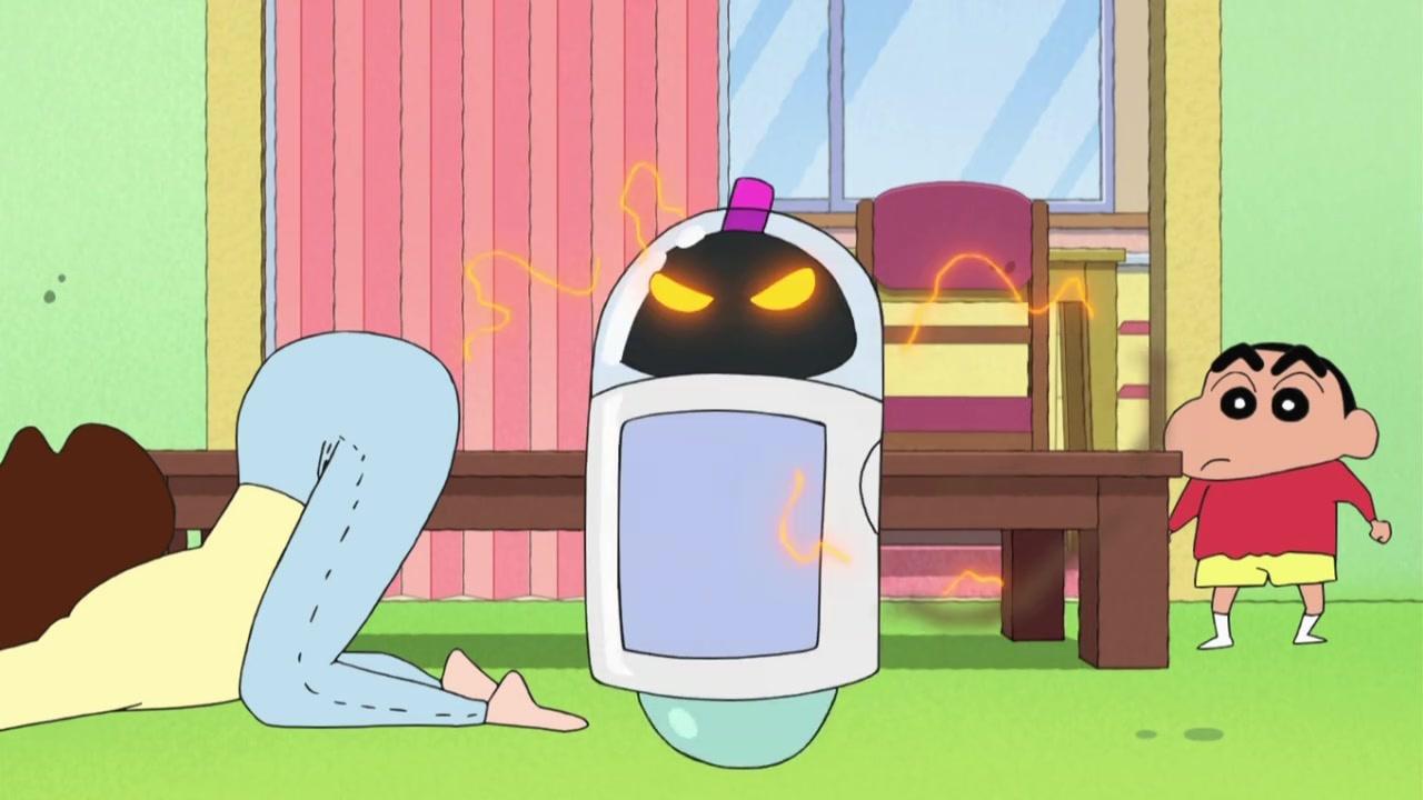 蜡笔小新家加入了新人物!新一代智能ai机器人!