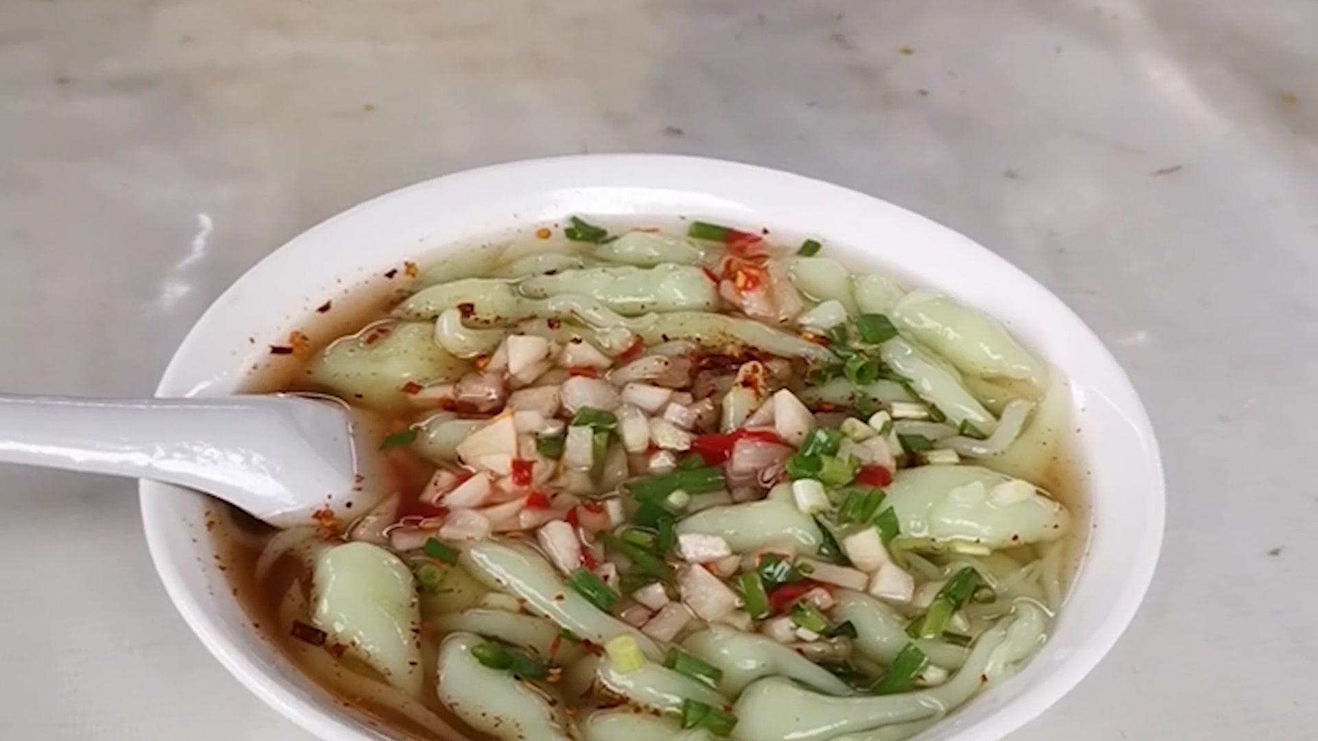 贵州凯里的凉虾,吃完了才知道,其实除了形状和虾真没有什么关系